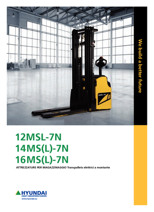 Walkie Stackers Hyundai 16 MSL 7 N