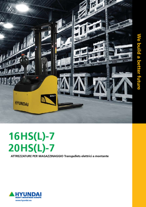 Walkie Stackers Hyundai 20 HS 7
