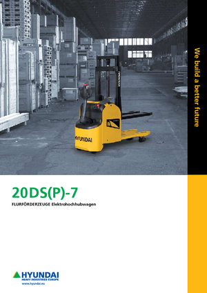 Walkie Stackers Hyundai 20 DS 7