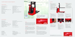 El İstifleyiciler Linde D08 ION 