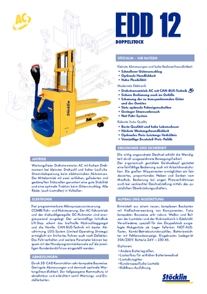 El İstifleyiciler Stöcklin EDD 12