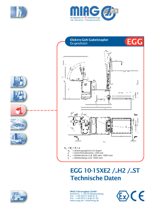 El İstifleyiciler Miag EGG 12 XE 2