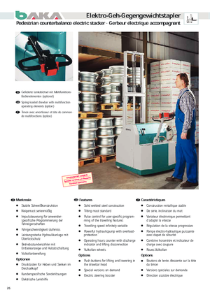 Walkie Stackers Baka EGGT 89-1604