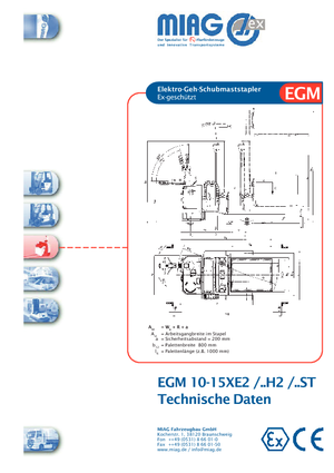 El İstifleyiciler Miag EGM 18 XE 2