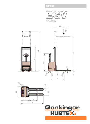 Walkie Stackers Genkinger EGV 12/16