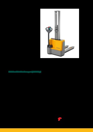 Walkie Stackers Jungheinrich EJC M10b E