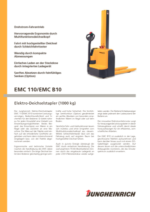 Walkie Stackers Jungheinrich EMC 110