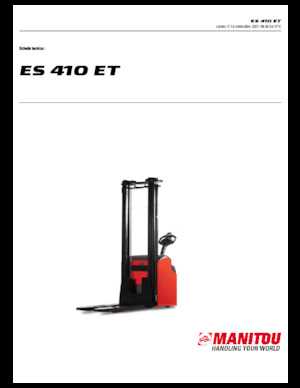Walkie Stackers Manitou ES 410 ET