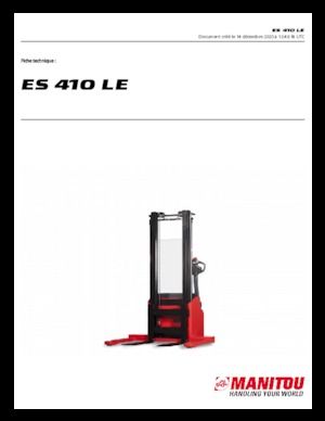 El İstifleyiciler Manitou ES 410 LE