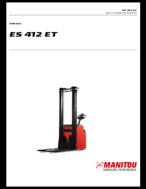 El İstifleyiciler Manitou ES 412 ET