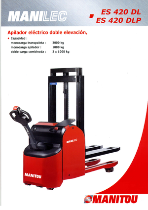 Walkie Stackers Manitou ES 420 DLP