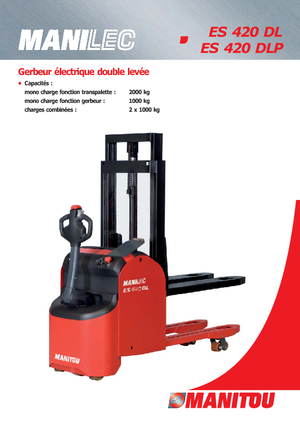 Walkie Stackers Manitou ES 420 DLP