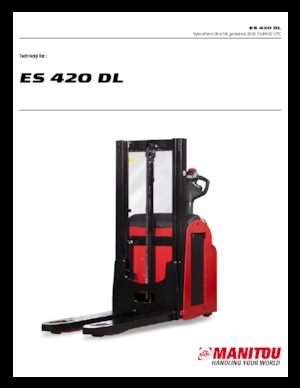 Walkie Stackers Manitou ES 420DL