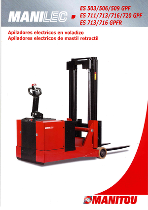 Walkie Stackers Manitou ES 711 GPF