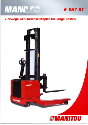 El İstifleyiciler Manitou ES 720