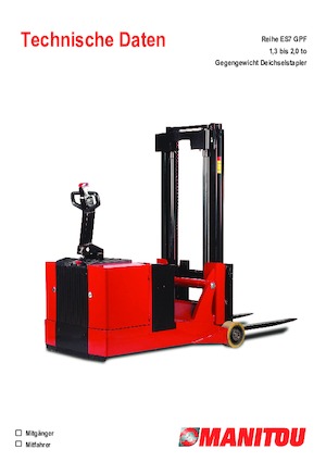 El İstifleyiciler Manitou ES 713 GPF