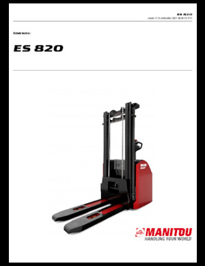 El İstifleyiciler Manitou ES 820