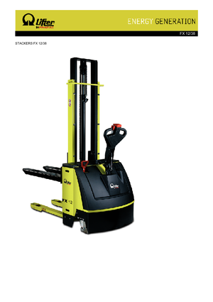 Walkie Stackers PRAMAC Lifter FX 12/38