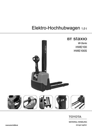 Walkie Stackers BT HWE 100