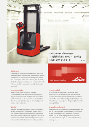 Walkie Stackers Linde L12i