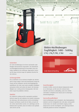 Walkie Stackers Linde L16