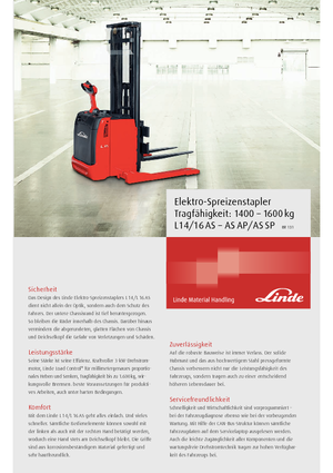 Walkie Stackers Linde L16AS