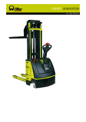 El İstifleyiciler PRAMAC Lifter LX 14/50 Triplex