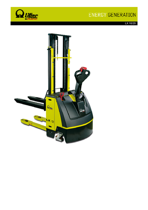El İstifleyiciler PRAMAC Lifter LX 16/29