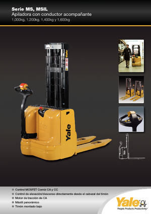 El İstifleyiciler Yale MS10E