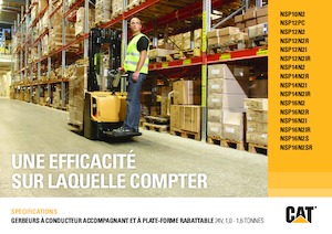 Walkie Stackers Caterpillar NSP16N2