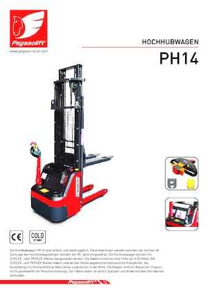 Walkie Stackers Pegasolift PH 14