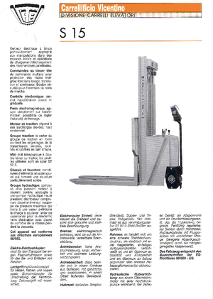 El İstifleyiciler CVitalia S 15/16