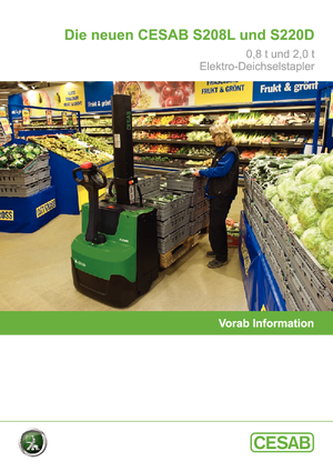 Walkie Stackers Cesab S 208 L
