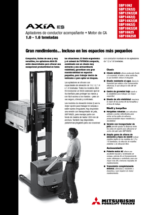 Walkie Stackers Mitsubishi SBP16N2