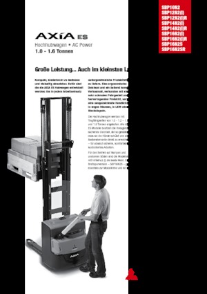 Walkie Stackers Mitsubishi SBP16N2