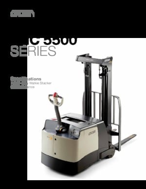 El İstifleyiciler Crown SHC 5540-30 TL