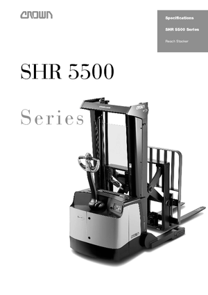 Walkie Stackers Crown SHR 5540-1.6 TL