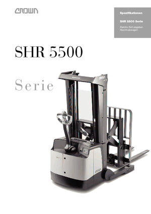 Walkie Stackers Crown SHR 5540-1.6 TL