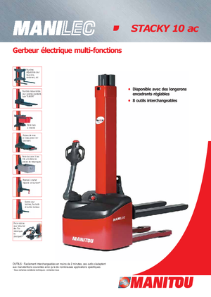 Walkie Stackers Manitou Stacky FR-D 28
