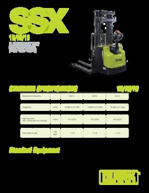 El İstifleyiciler Clark SSX 18