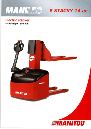 El İstifleyiciler Manitou Stacky 14 ac