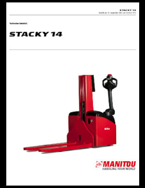 El İstifleyiciler Manitou Stacky 14