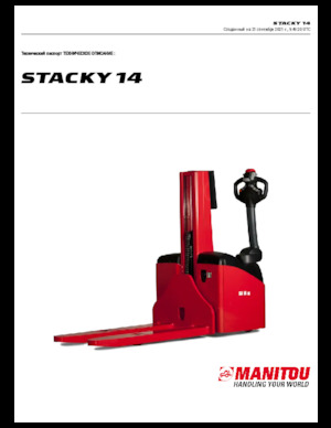 El İstifleyiciler Manitou Stacky 14