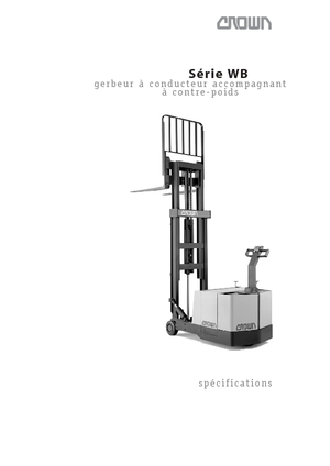 Walkie Stackers Crown WB 0.9 TF