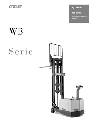Walkie Stackers Crown WB 1.35 TL