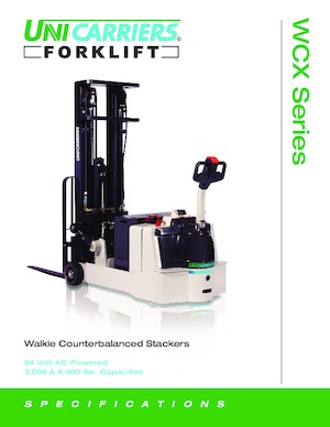 El İstifleyiciler UniCarriers WCX30
