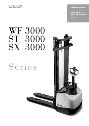 El İstifleyiciler Crown WF 3000-1.0 NT