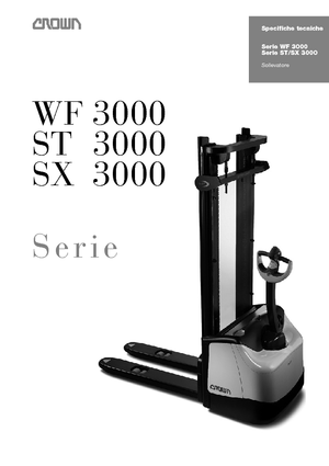 Walkie Stackers Crown WF 3000-1.0 NT