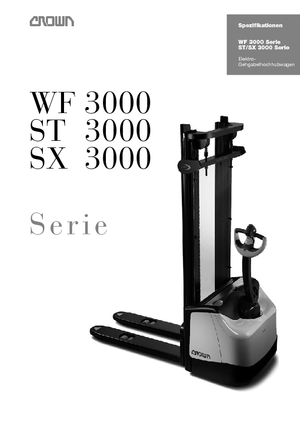 Walkie Stackers Crown WF 3000-1.0 NT