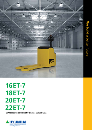 Yaya kumandalı transpalet Hyundai 20 ET 7